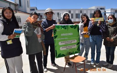 Jóvenes de El Alto culminan formación como facilitadores ambientales y se preparan para intercambio en la Amazonía boliviana